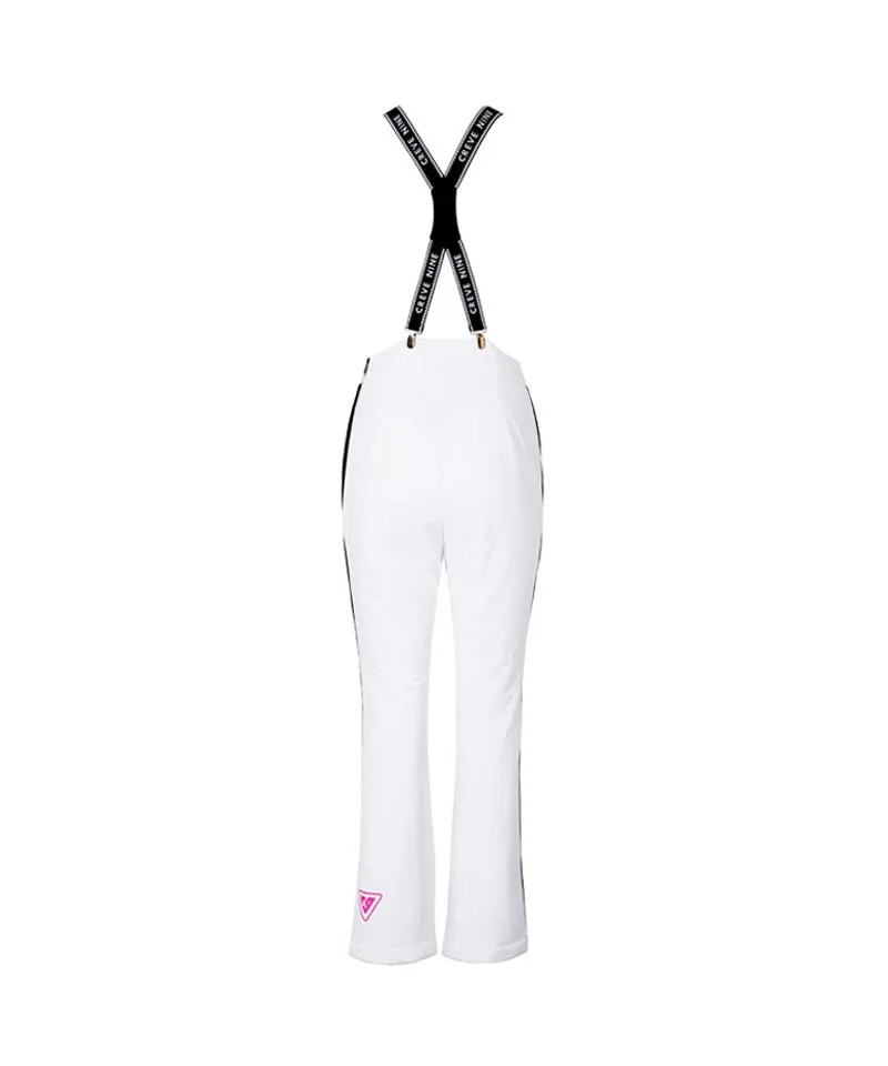 CREVE NINE: Skier Multi Padded Pants - White