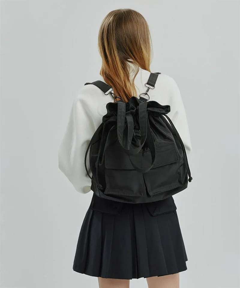 CREVE NINE: Two-Way Pocket Big Bag - 2 Colors
