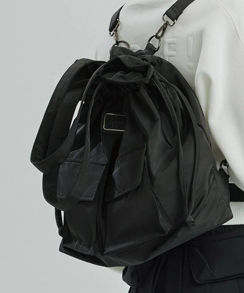 CREVE NINE: Two-Way Pocket Big Bag - 2 Colors