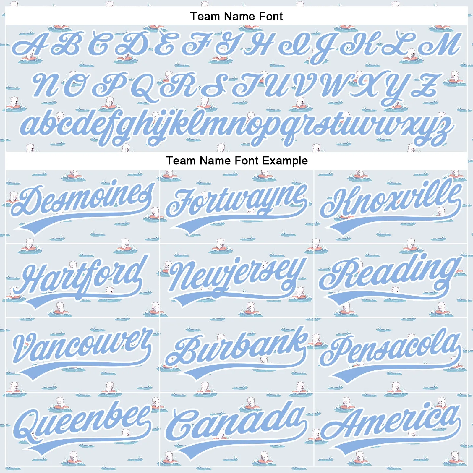 Custom Gray Light Blue-White 3D Pattern Design Animal Dog Surfing Authentic Baseball Jersey