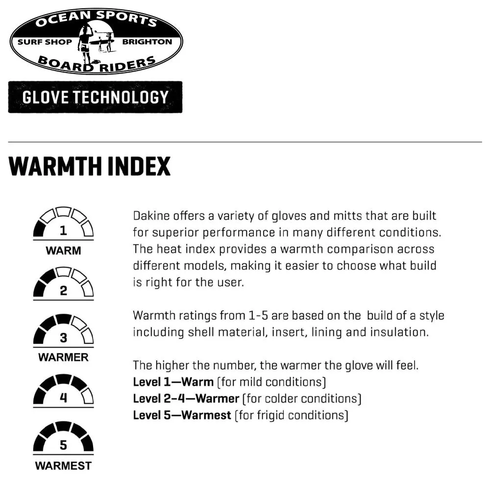 Dakine Kids Tracker Ski/Snowboard Glove - Steel Grey