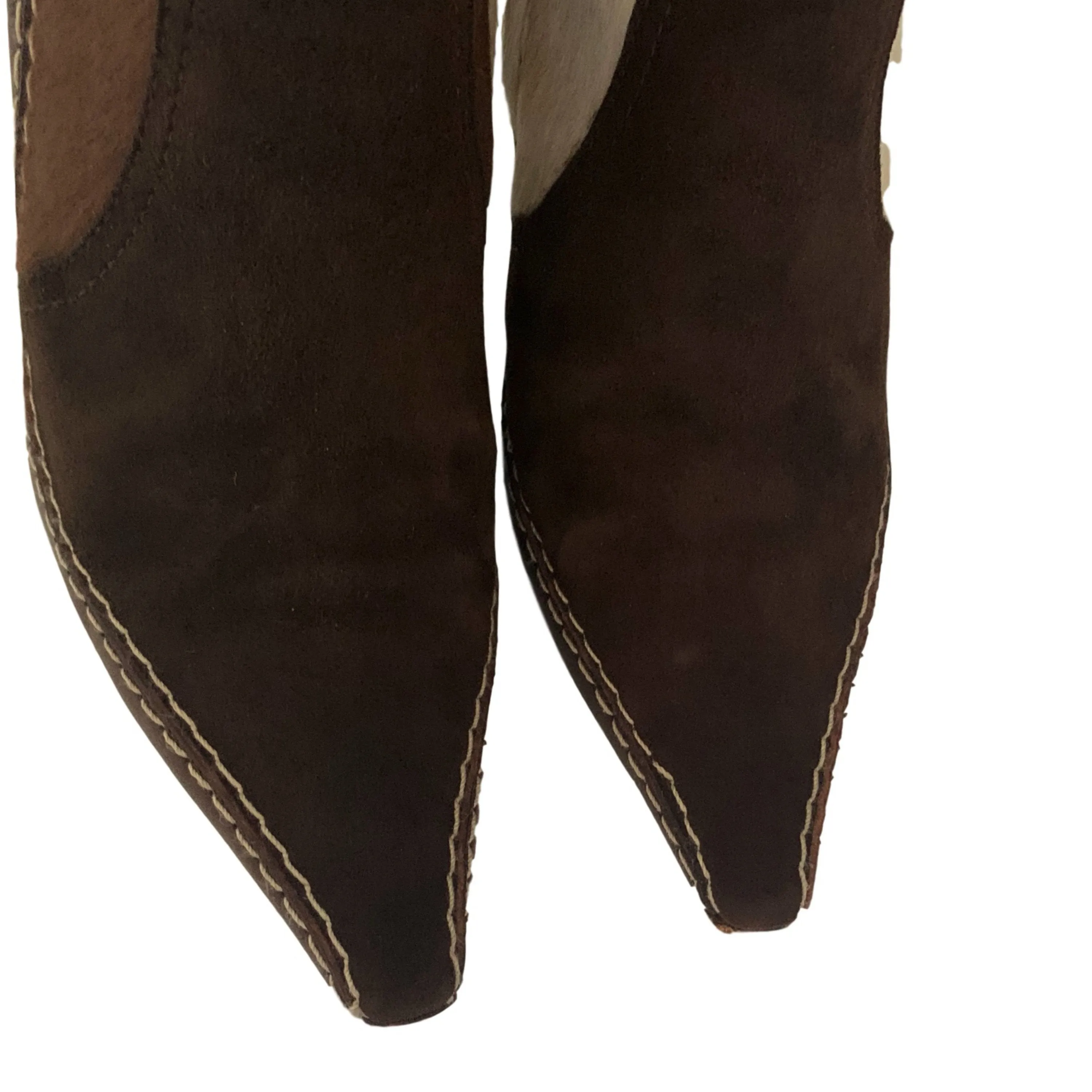 Dior Calfhair Logo Boots