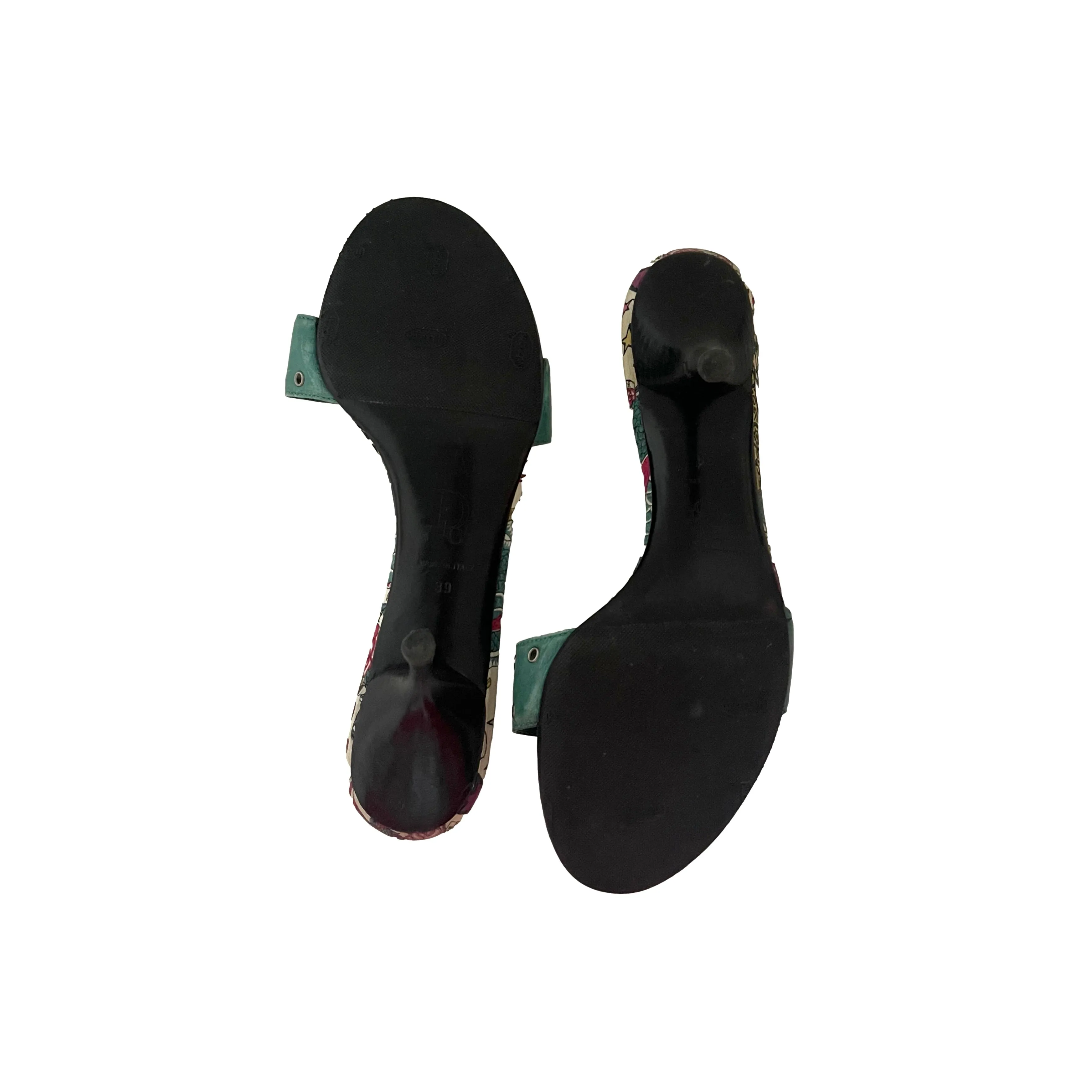 Dior Tattoo Grommet Logo Heels