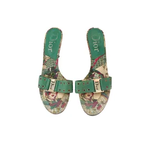 Dior Tattoo Grommet Logo Heels