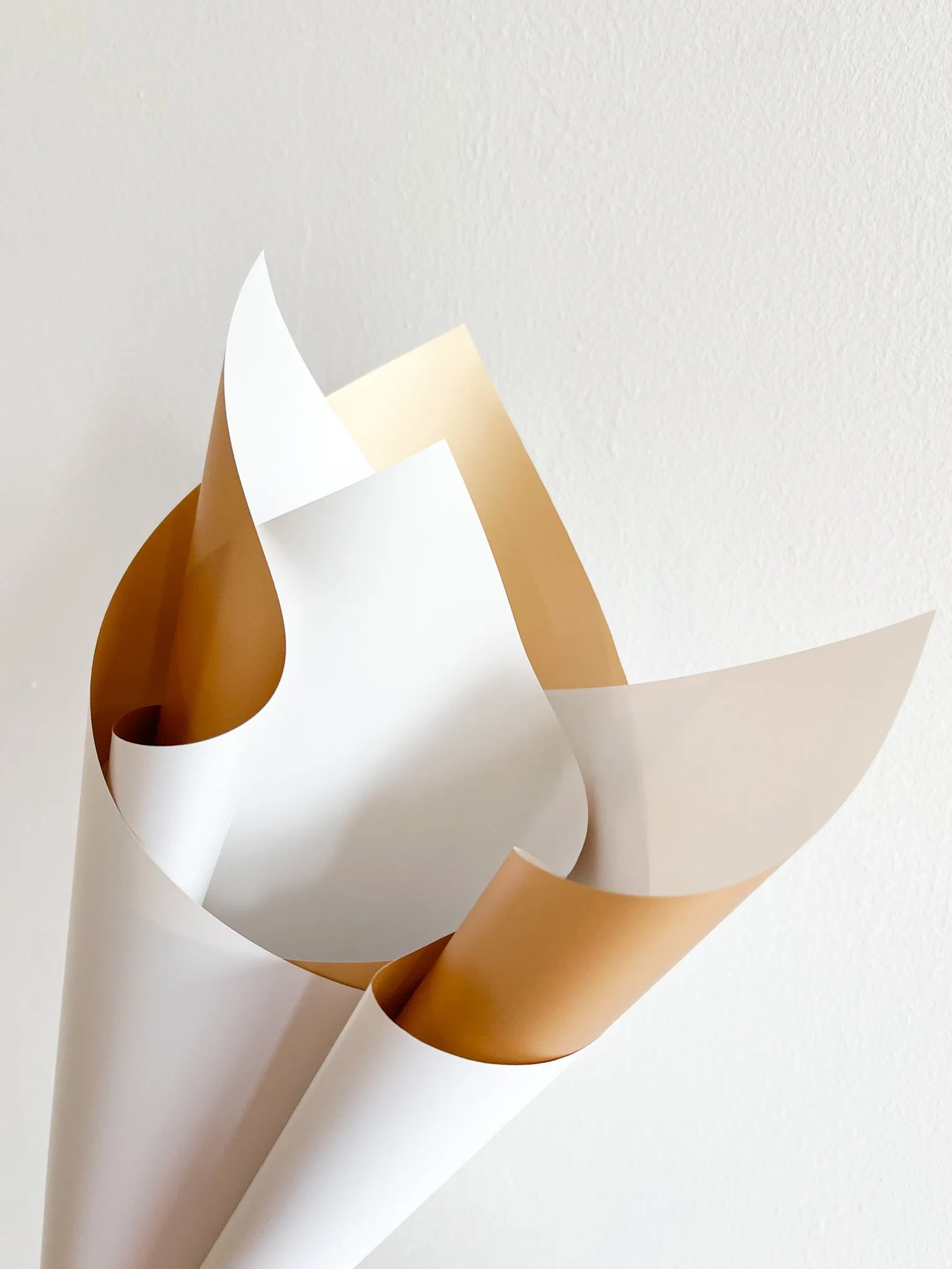 Double side Gold Wrapping Paper