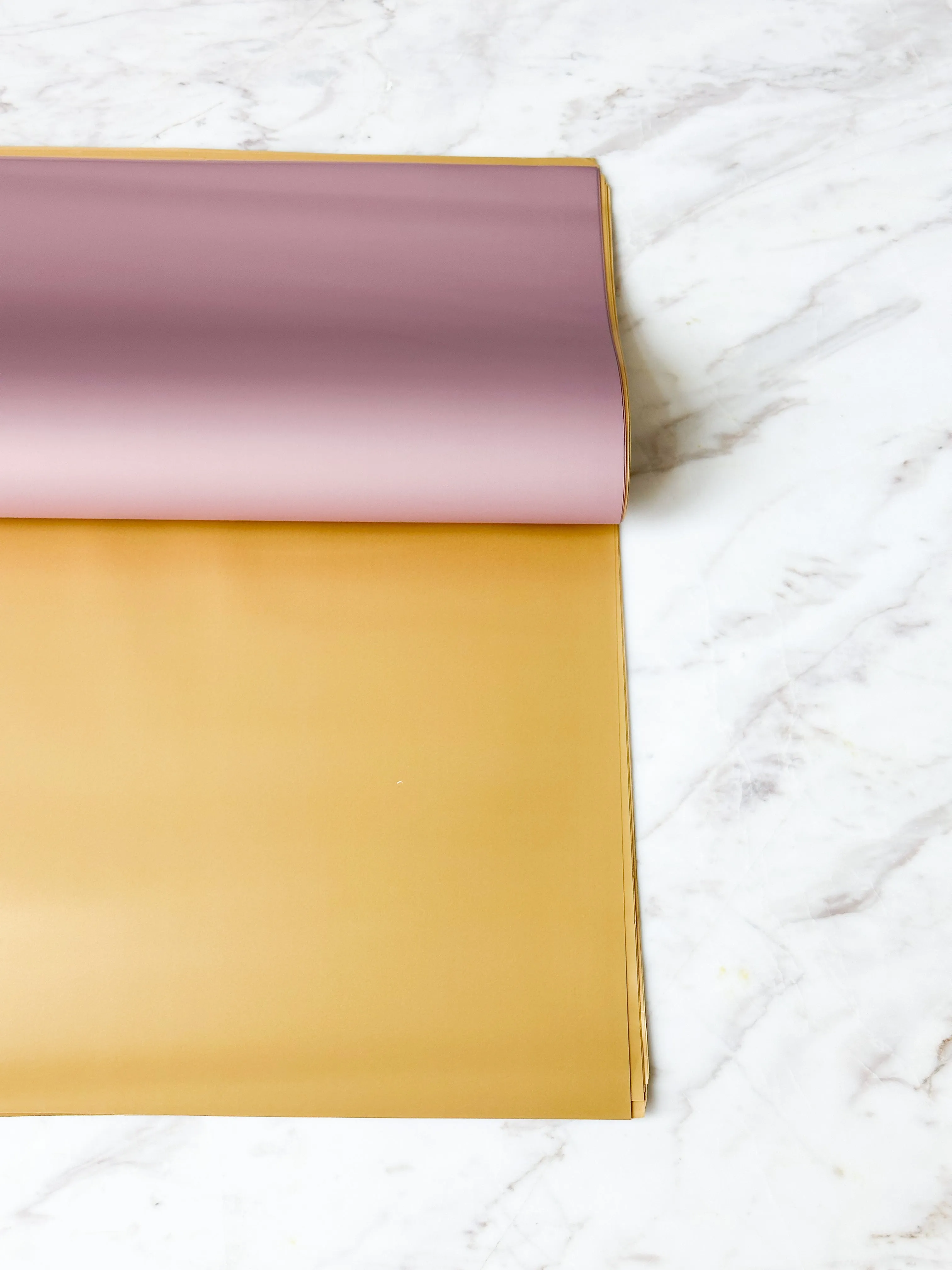 Double side Gold Wrapping Paper