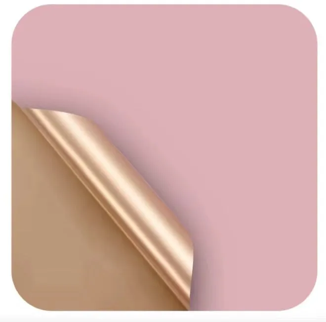 Double side Gold Wrapping Paper