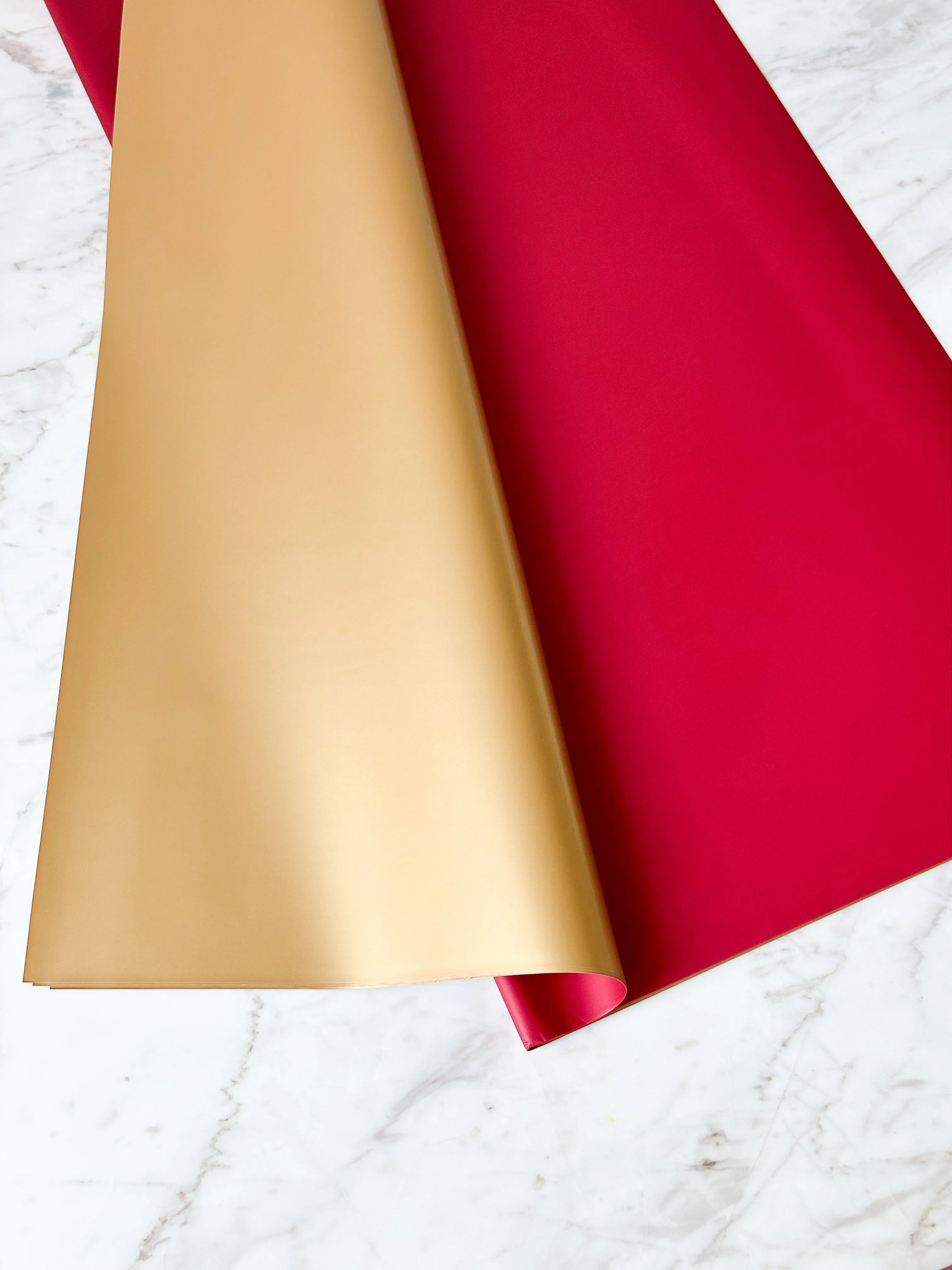 Double side Gold Wrapping Paper