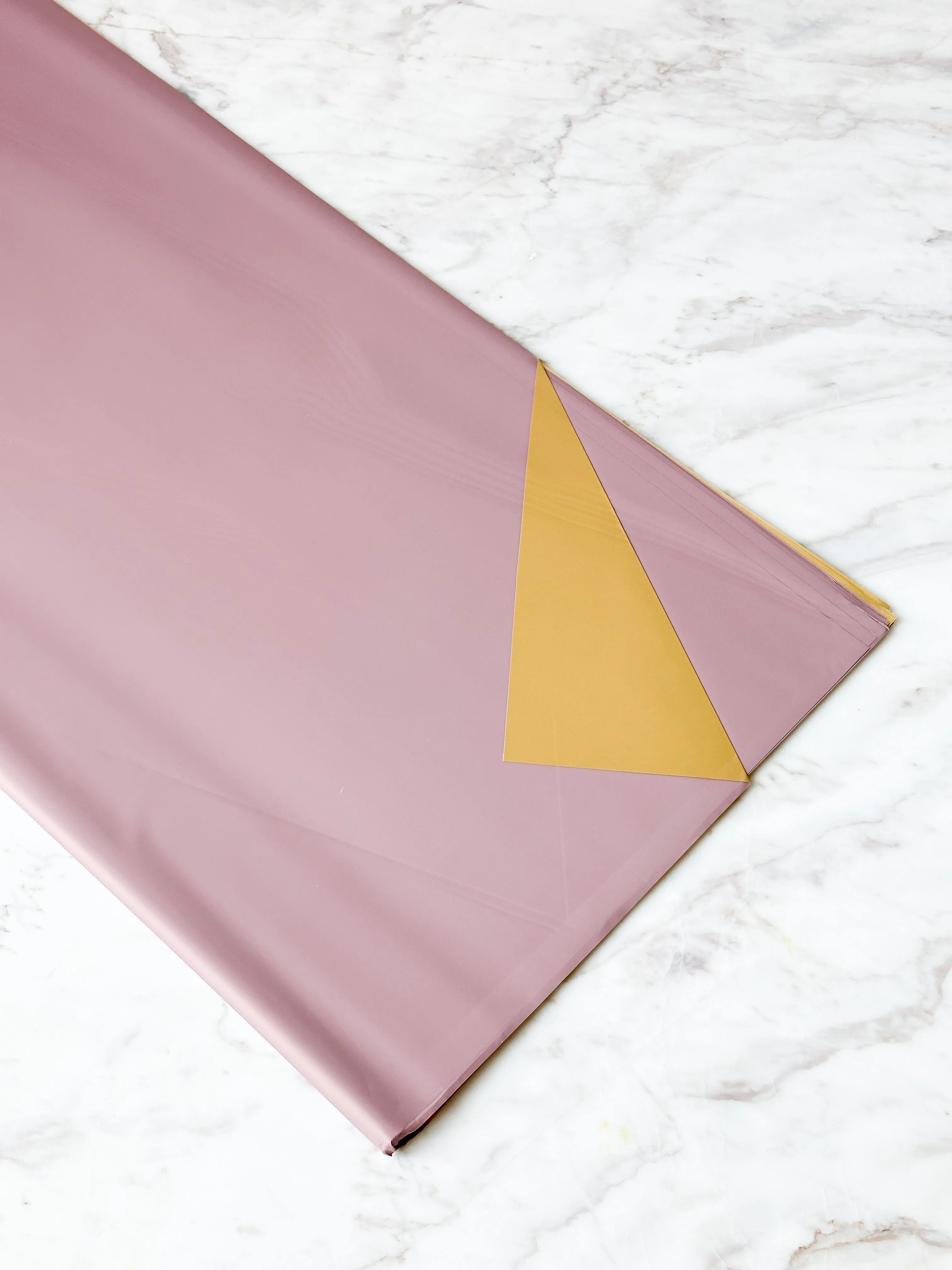 Double side Gold Wrapping Paper