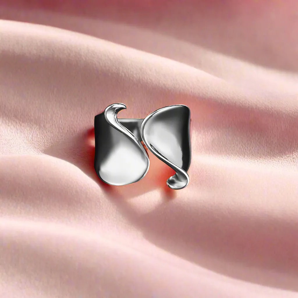 Double Wave Ring