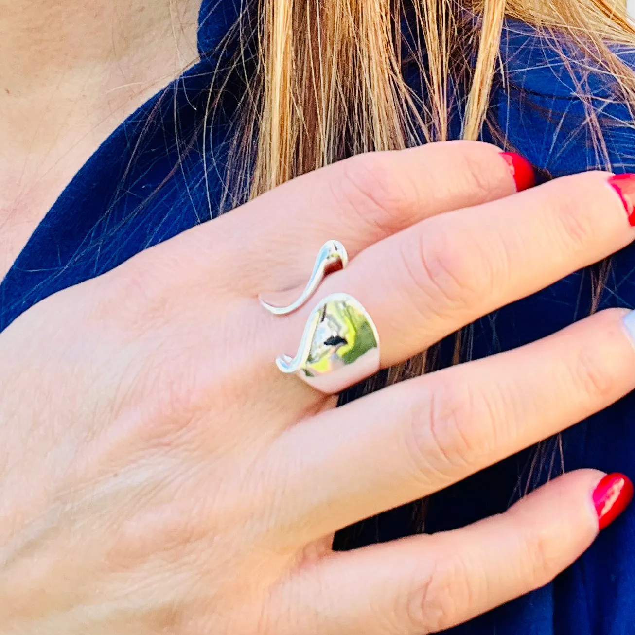 Double Wave Ring