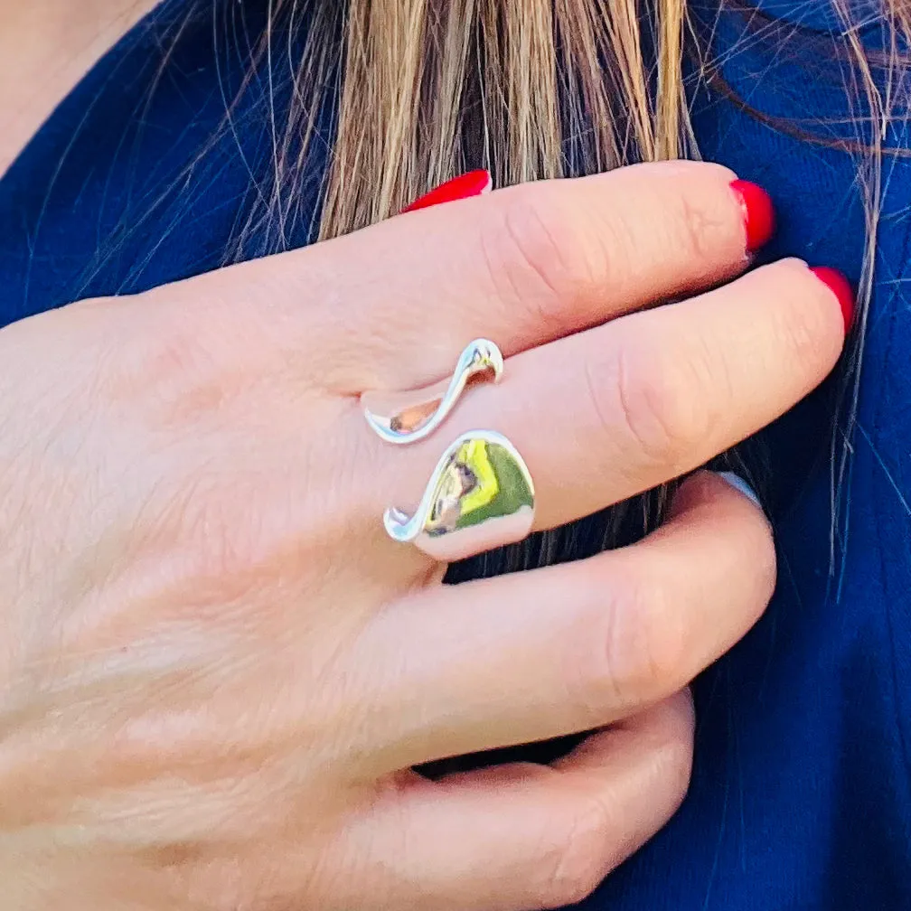 Double Wave Ring