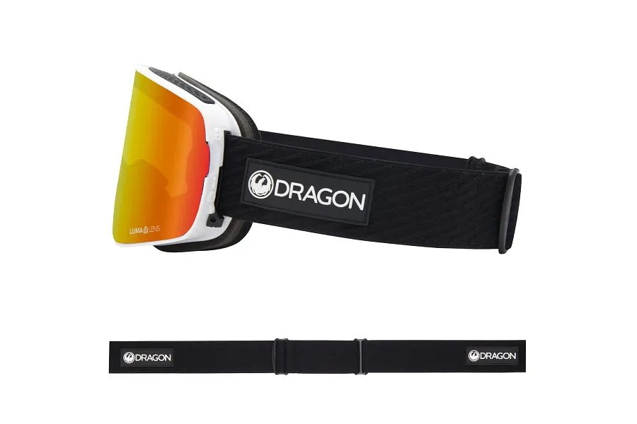 Dragon NFX2 Snow Goggles Low Bridge Icon Red / Lumalens Red Ion   Lumalens Light Rose
