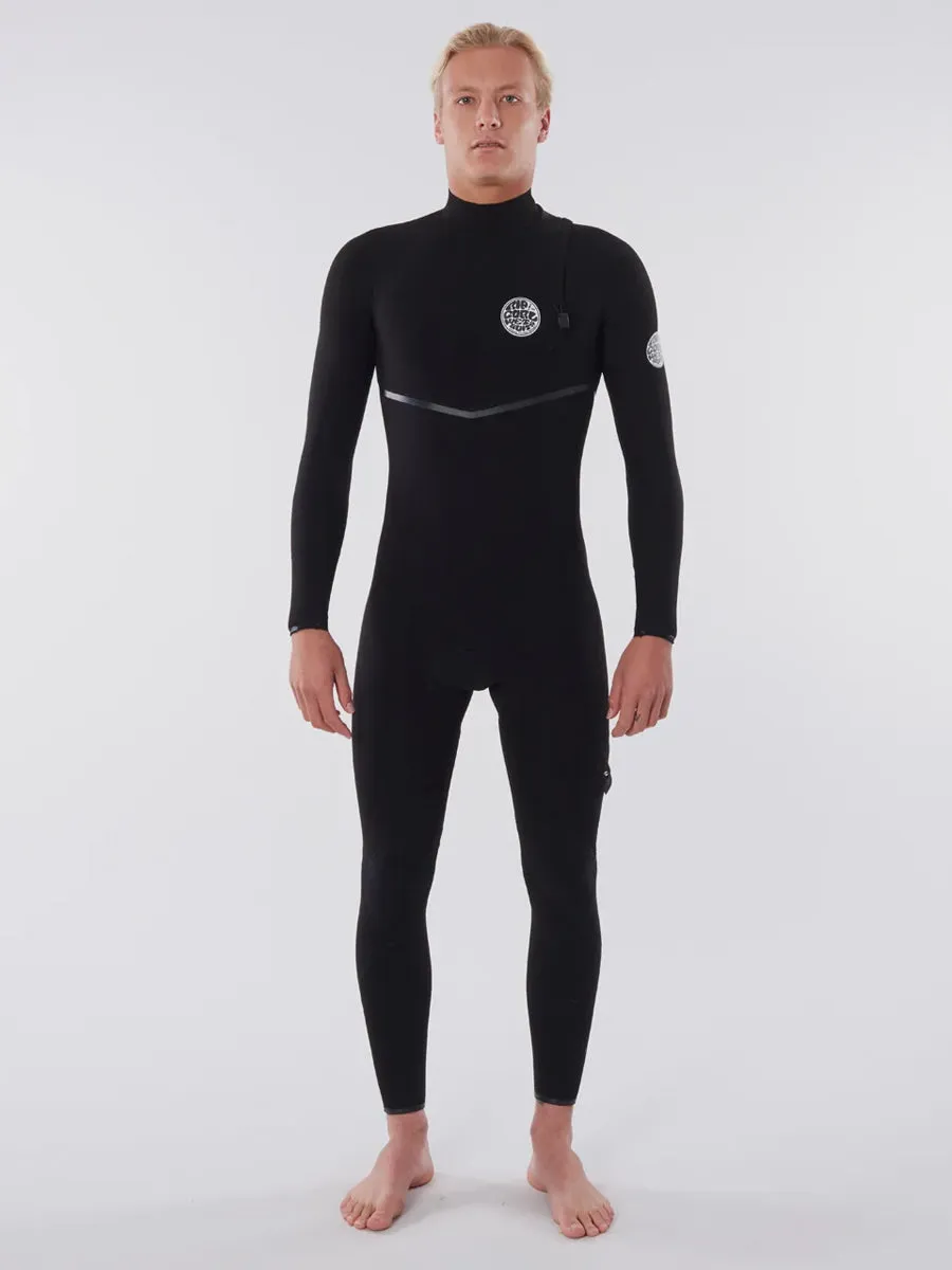 E Bomb 3/2mm Zip Free Long Sleeve Full Suit