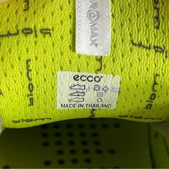 Ecco Spikeless Golf Shoes Mens EU 40 US 7 Gray Biom Hydromax Yak Leather
