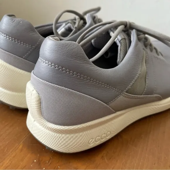 ECCO Women's Biom Hybrid Golf Shoe Silver Gray Spikeless 9 9.5