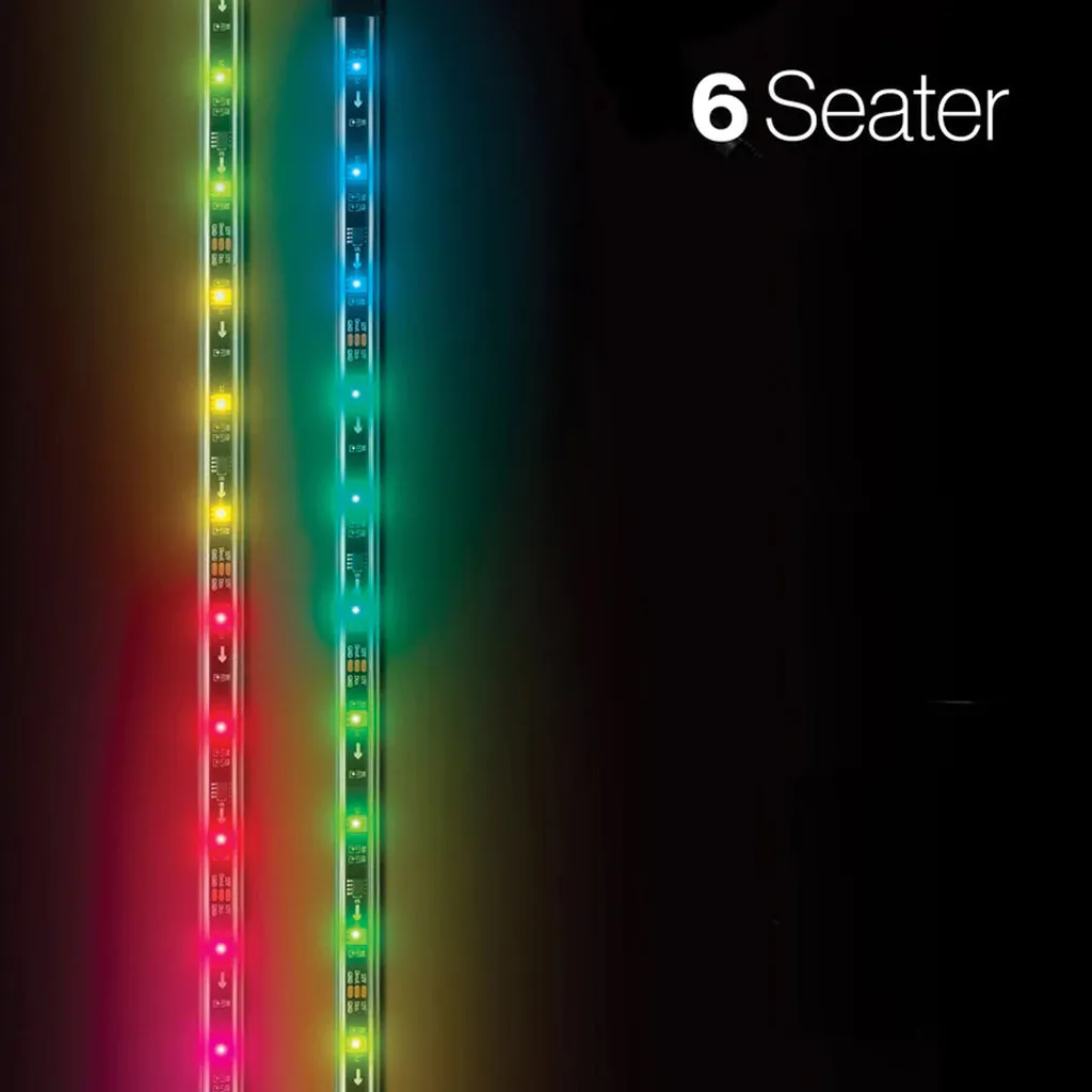 EcoXGear ExtremeStrip 6 Seat Golf Cart Underglows