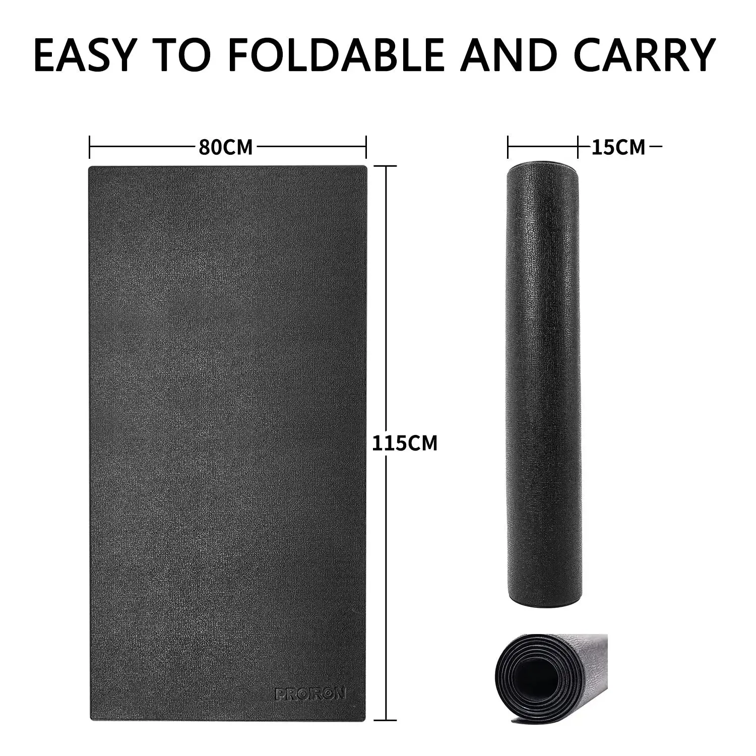 Equipment Mat - Floor Protection Mat for Stepper, Treadmill, Bike, Rower