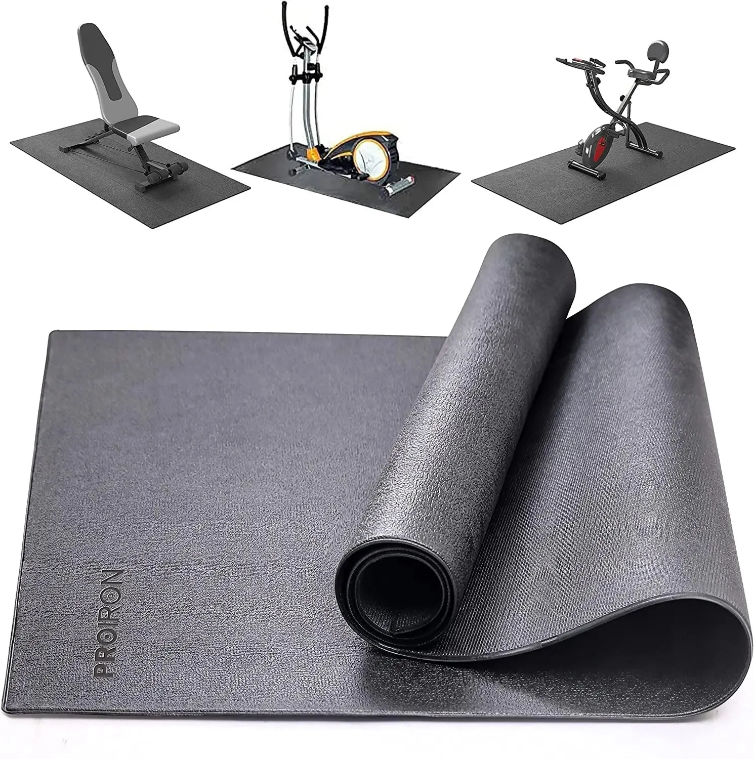 Equipment Mat - Floor Protection Mat for Stepper, Treadmill, Bike, Rower