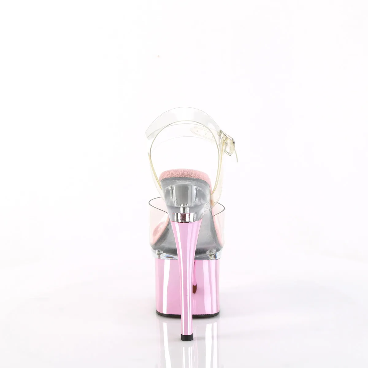 ESTEEM-708  Clear/Clear-Baby Pink Chrome