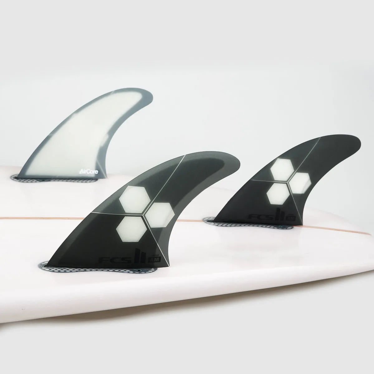 FCS II AL MERRICK AIR CORE THRUSTER FINS MEDIUM - GREY