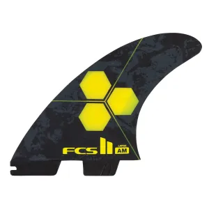 FCS II AM PC Tri Quad Fin Set Yellow