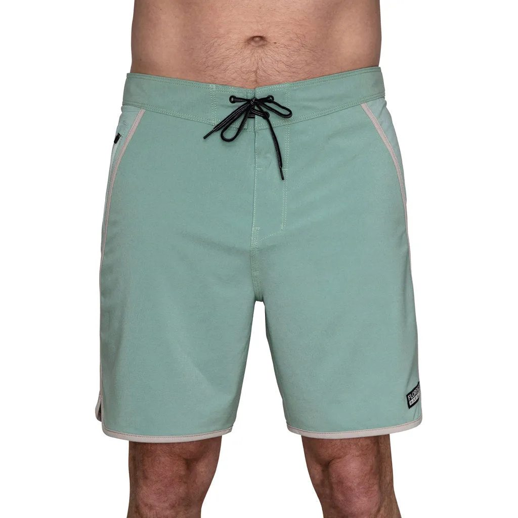 Florence Marine X - Block Boardshort - Sage