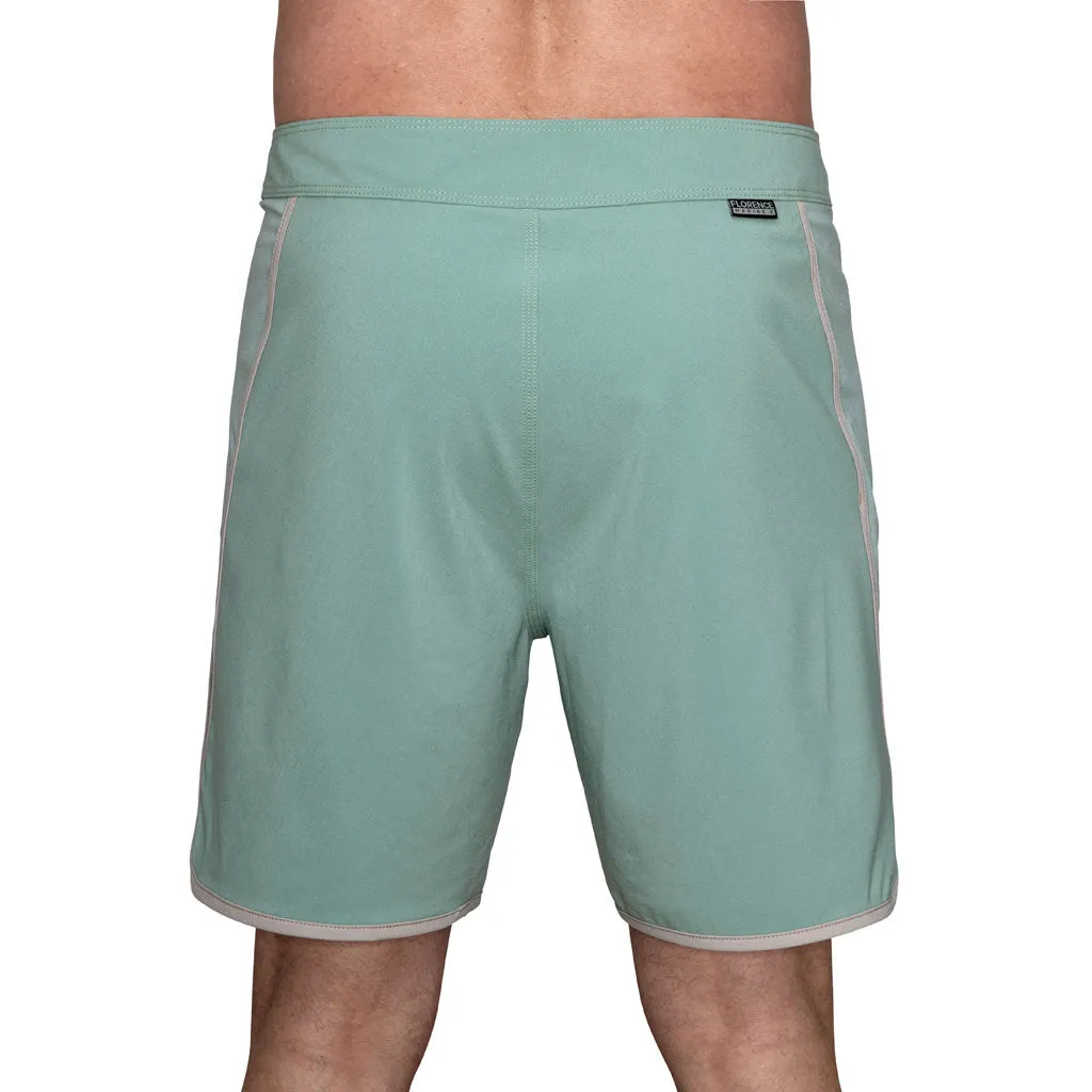 Florence Marine X - Block Boardshort - Sage