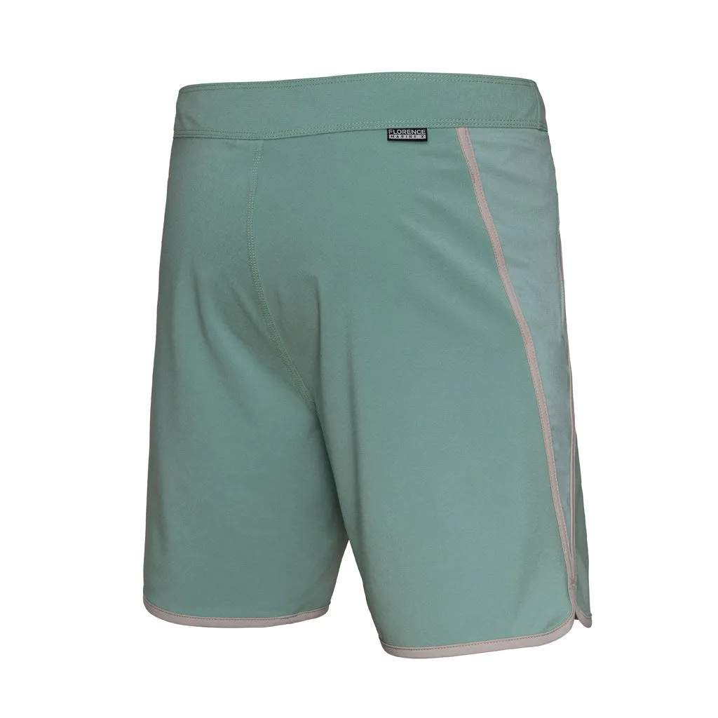 Florence Marine X - Block Boardshort - Sage