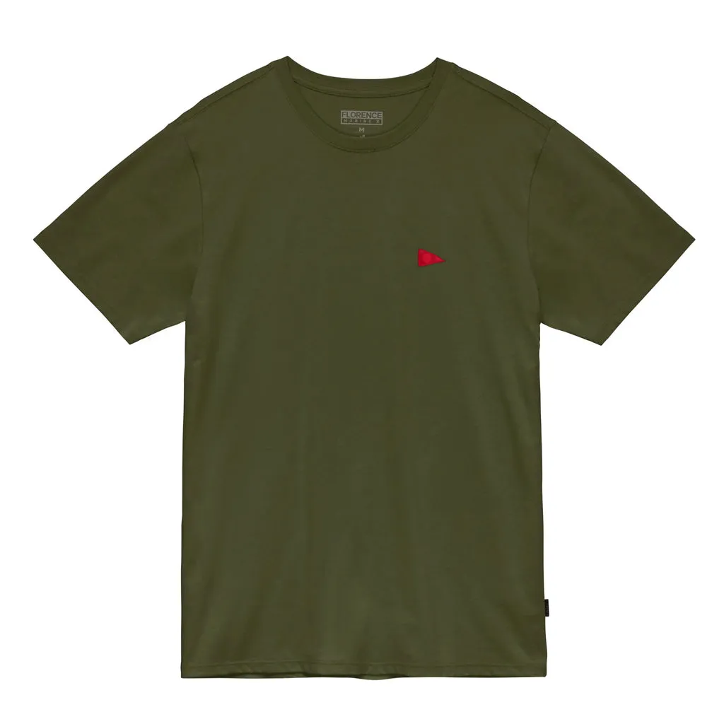 Florence Marine X - Burgee T-Shirt - Burnt Olive