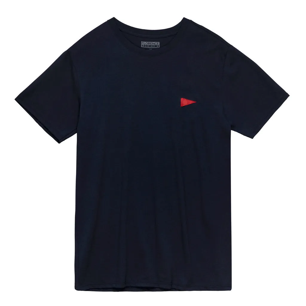 Florence Marine X - Burgee T-Shirt - Navy