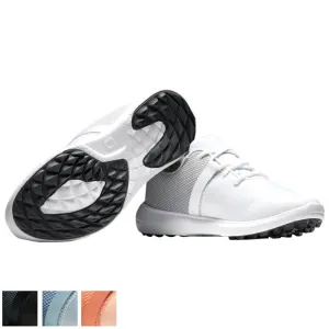 FootJoy Ladies FJ Flex Spikeless Laced Shoes 8.5 White/White/White(95754) M