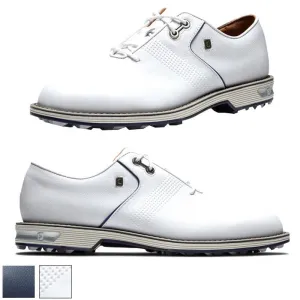 Footjoy Premiere Flint Spikeless Laced Series Shoes 7.5 Black/Black/Orange (53916) M