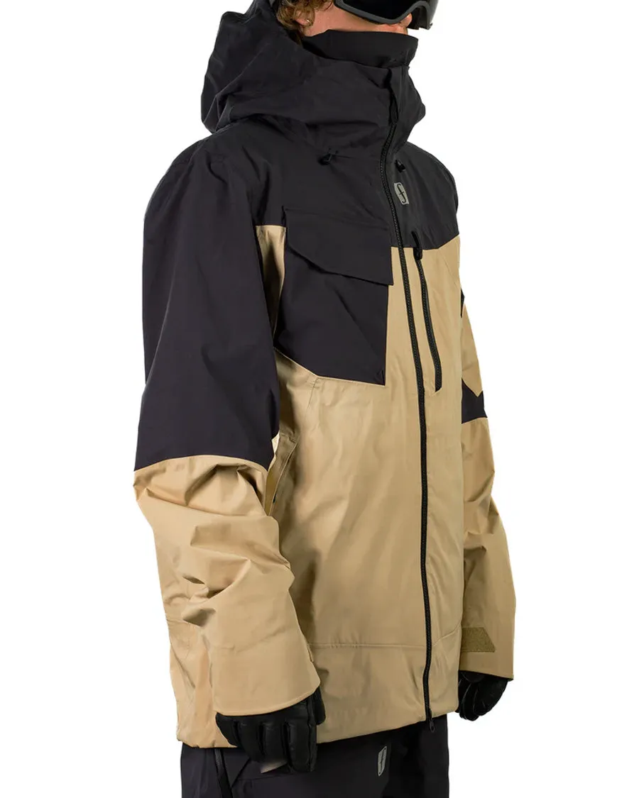 Forum 3-Layer Backcountry Jacket - Black/Desert Khaki 2025