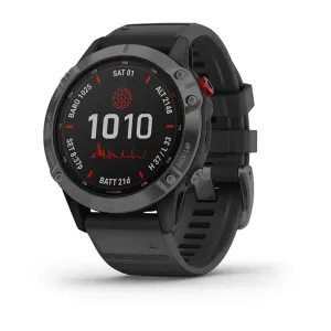 Garmin Fēnix 6 – Pro Solar Edition Slate Grey with Black band