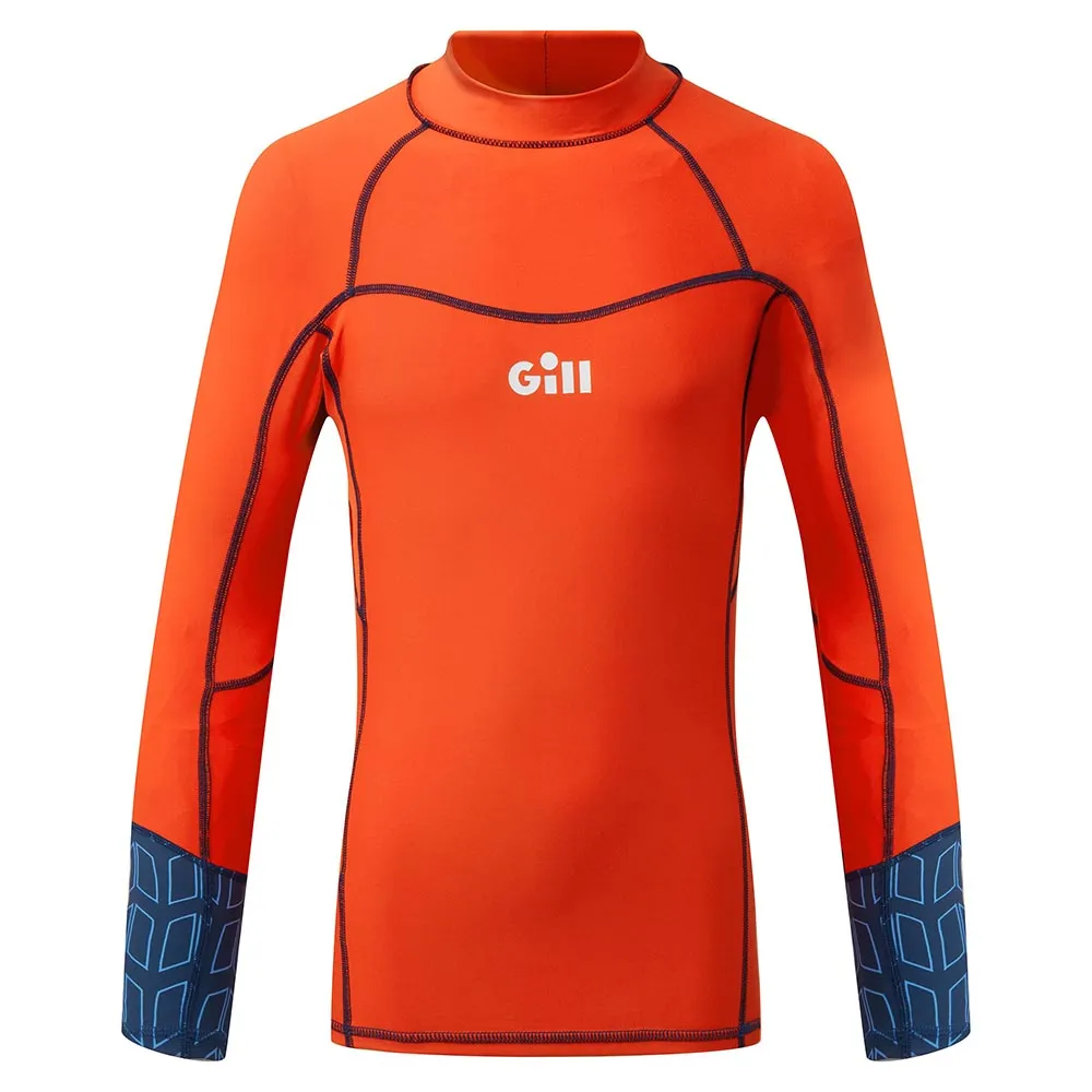 Gill Junior Pro Rash Vest Long Sleeve