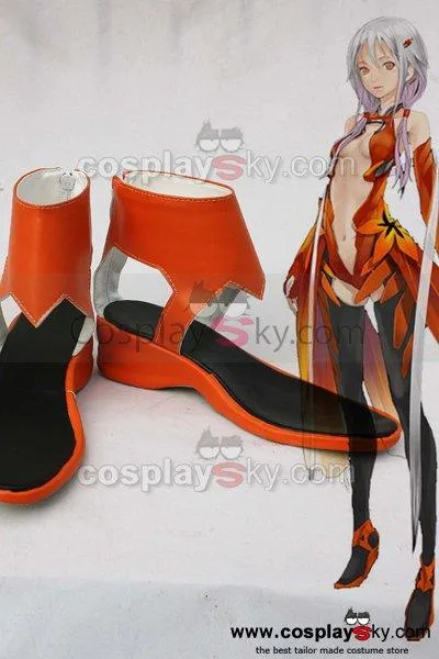 Guilty Crown Inori Yuzuriha Cosplay Shoes