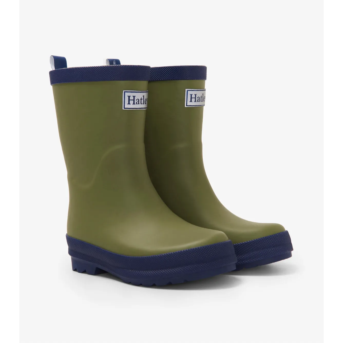 Hatley Forest Green Matte Rain Boots - Loden Green