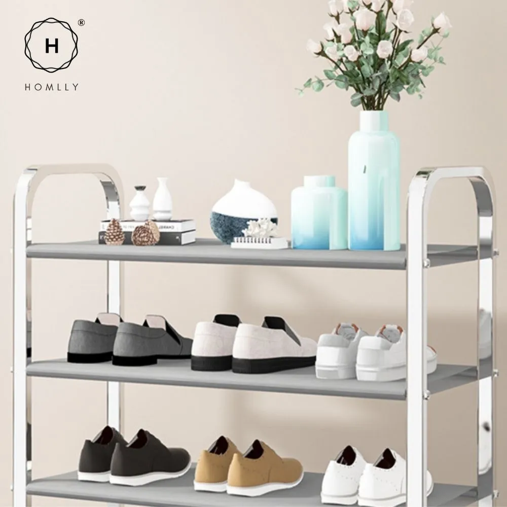 Homlly Free Standing Metal Shoe Racks Organizer
