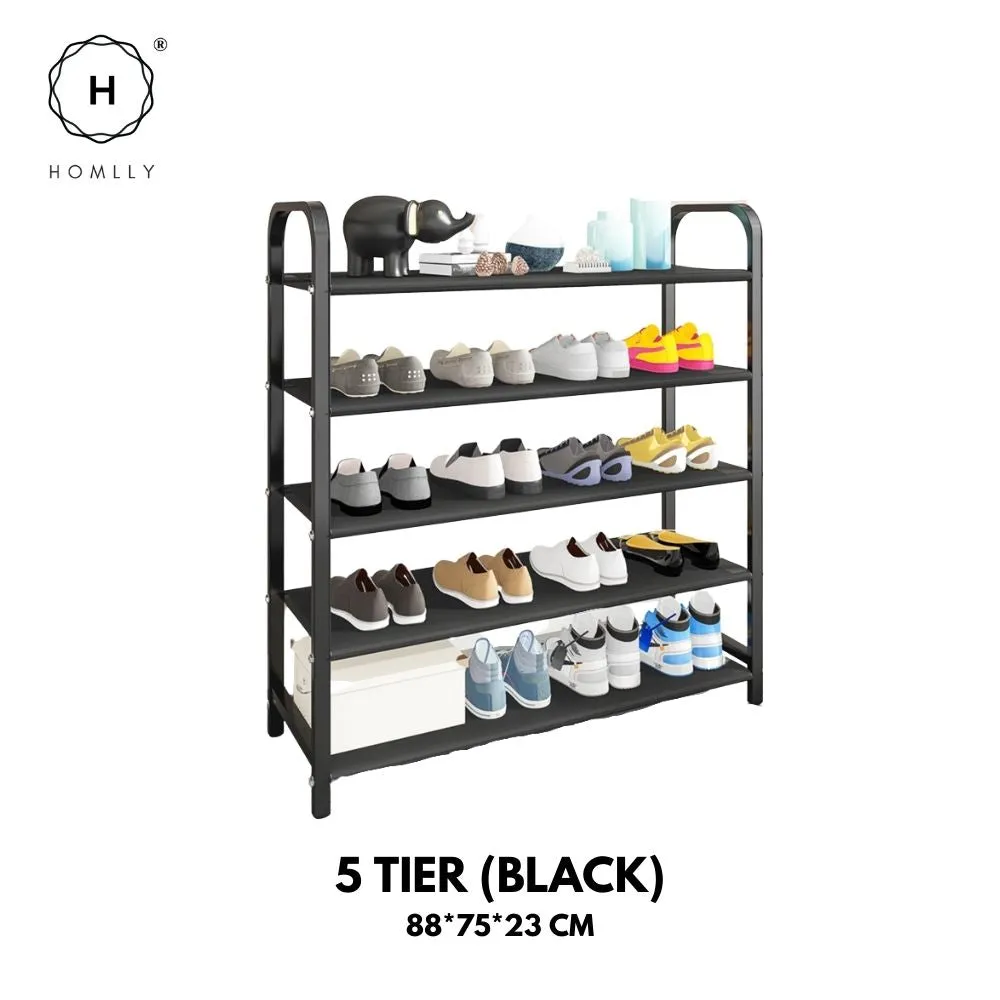 Homlly Free Standing Metal Shoe Racks Organizer
