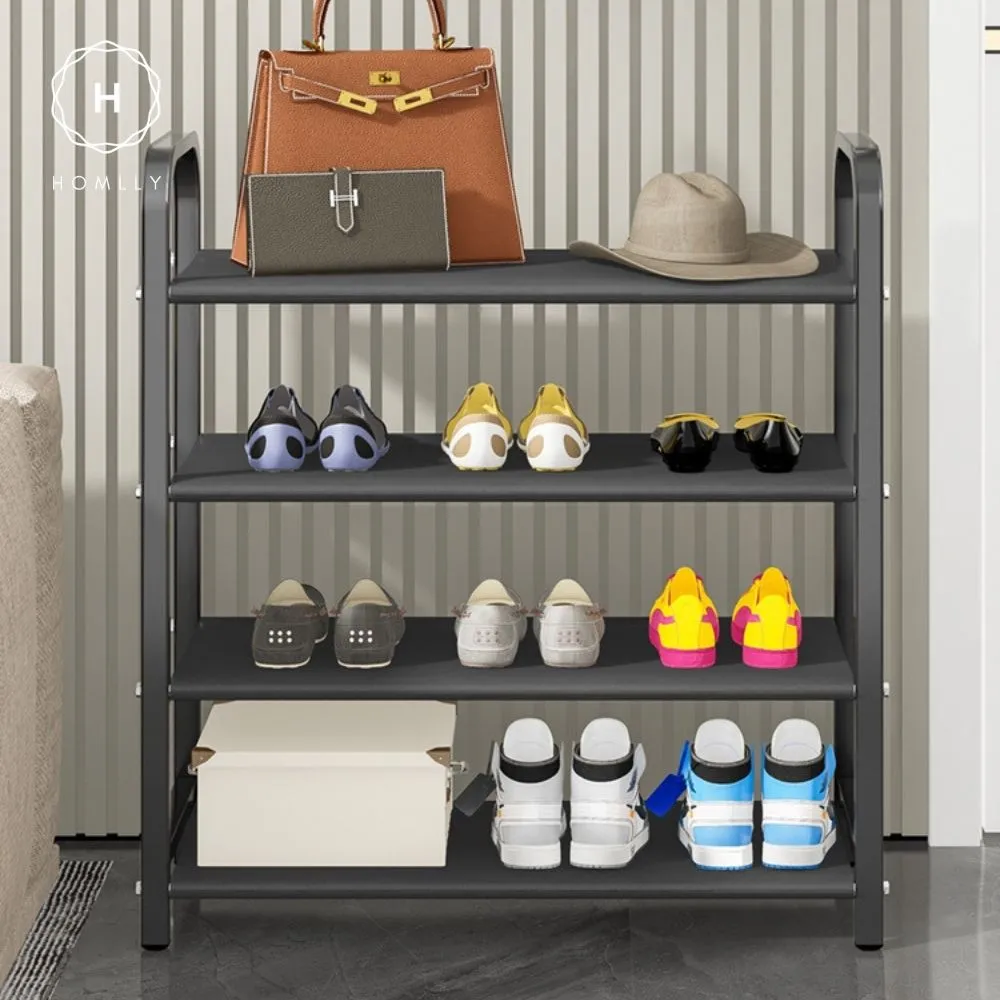 Homlly Free Standing Metal Shoe Racks Organizer