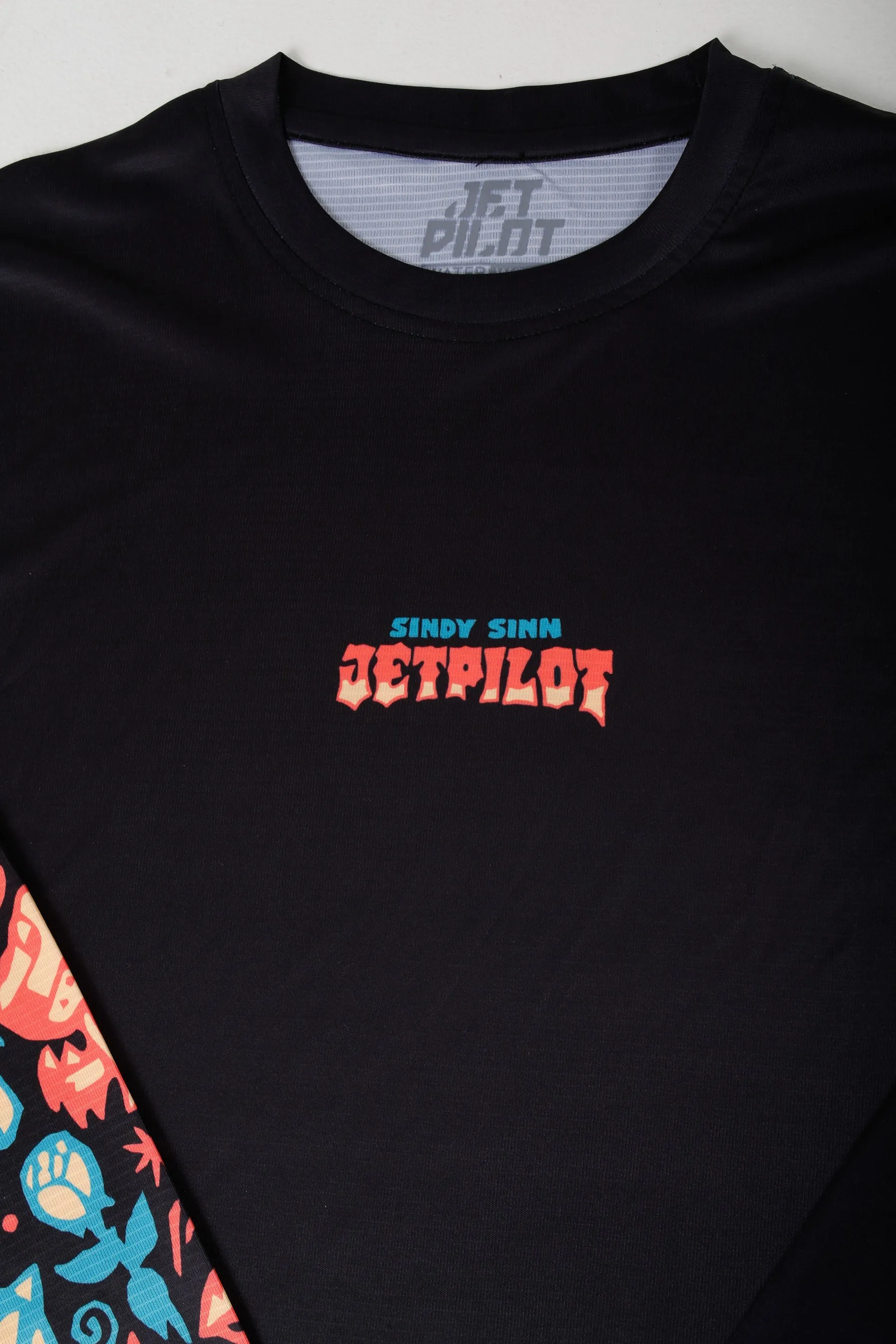 Jetpilot Sindy Sinns Youth LS Hydro Tee - Black/Multi