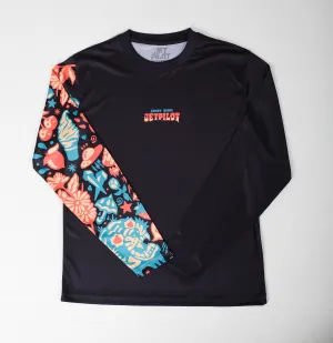 Jetpilot Sindy Sinns Youth LS Hydro Tee - Black/Multi