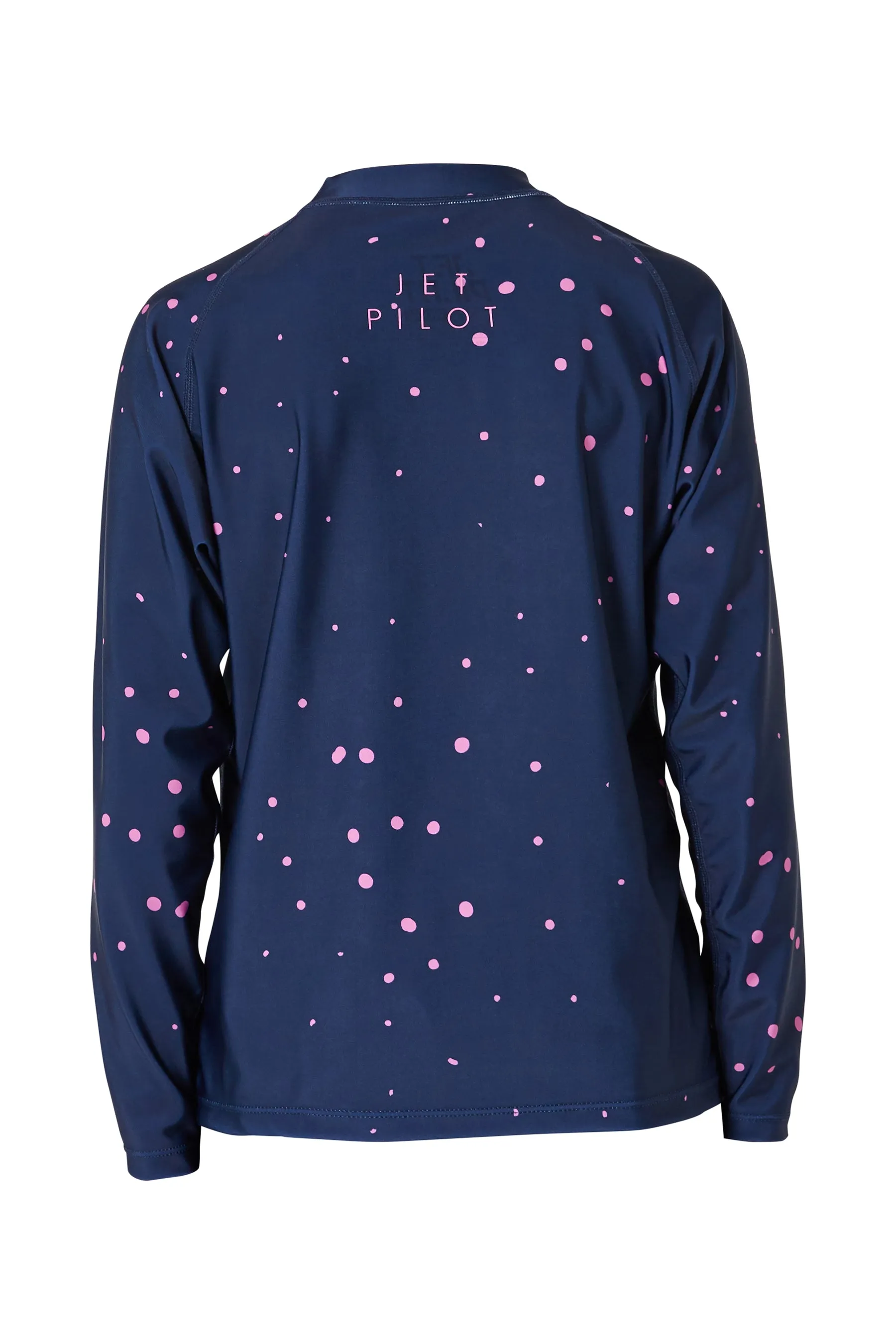 Jetpilot Youth LS Hydro Girls Rashie - Navy