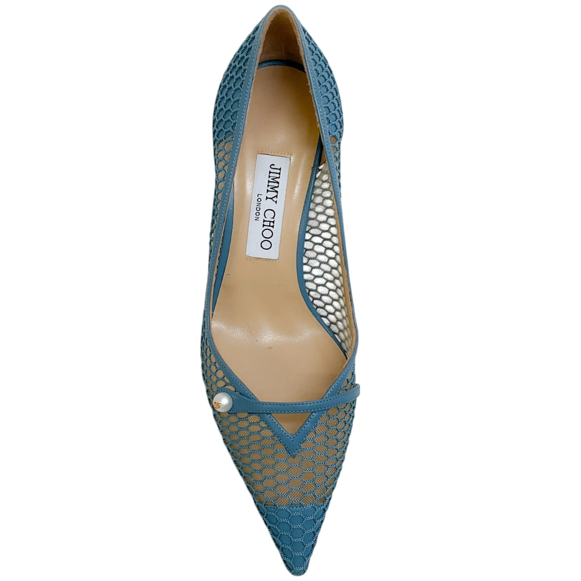 Jimmy Choo Smoky Blue Rosalina 65 Pumps