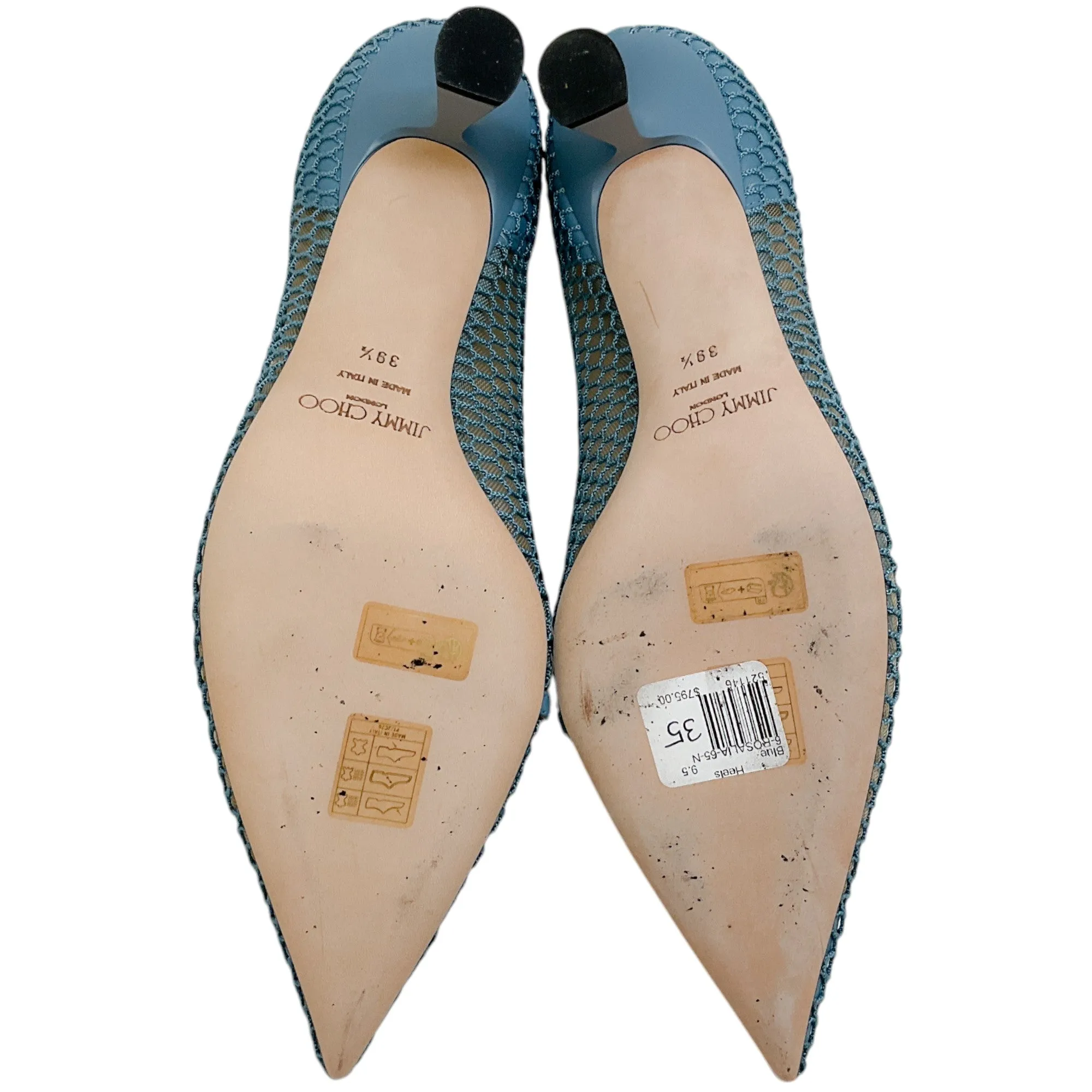 Jimmy Choo Smoky Blue Rosalina 65 Pumps