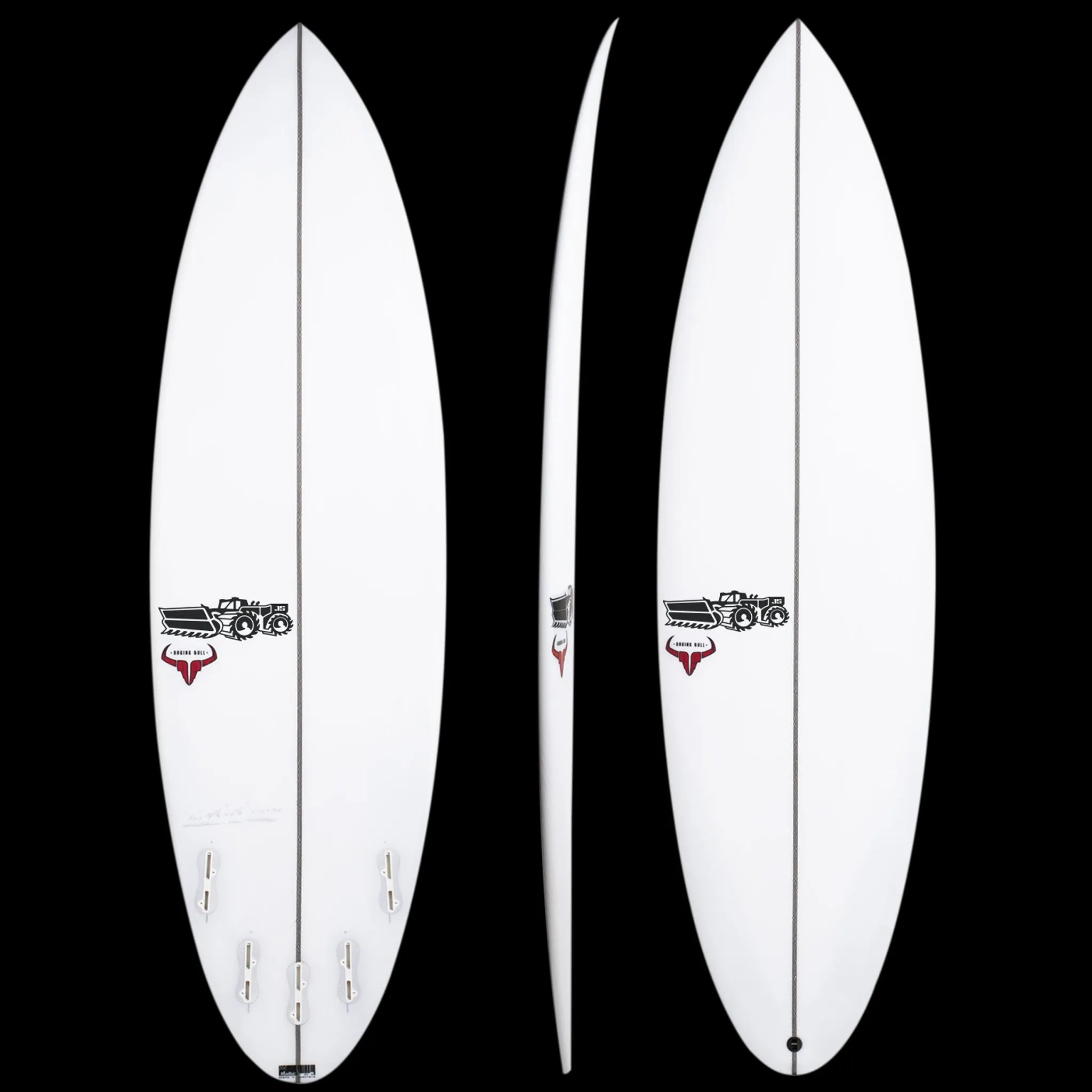 JS RAGING BULL PE ROUND TAIL 6'0" FCS II