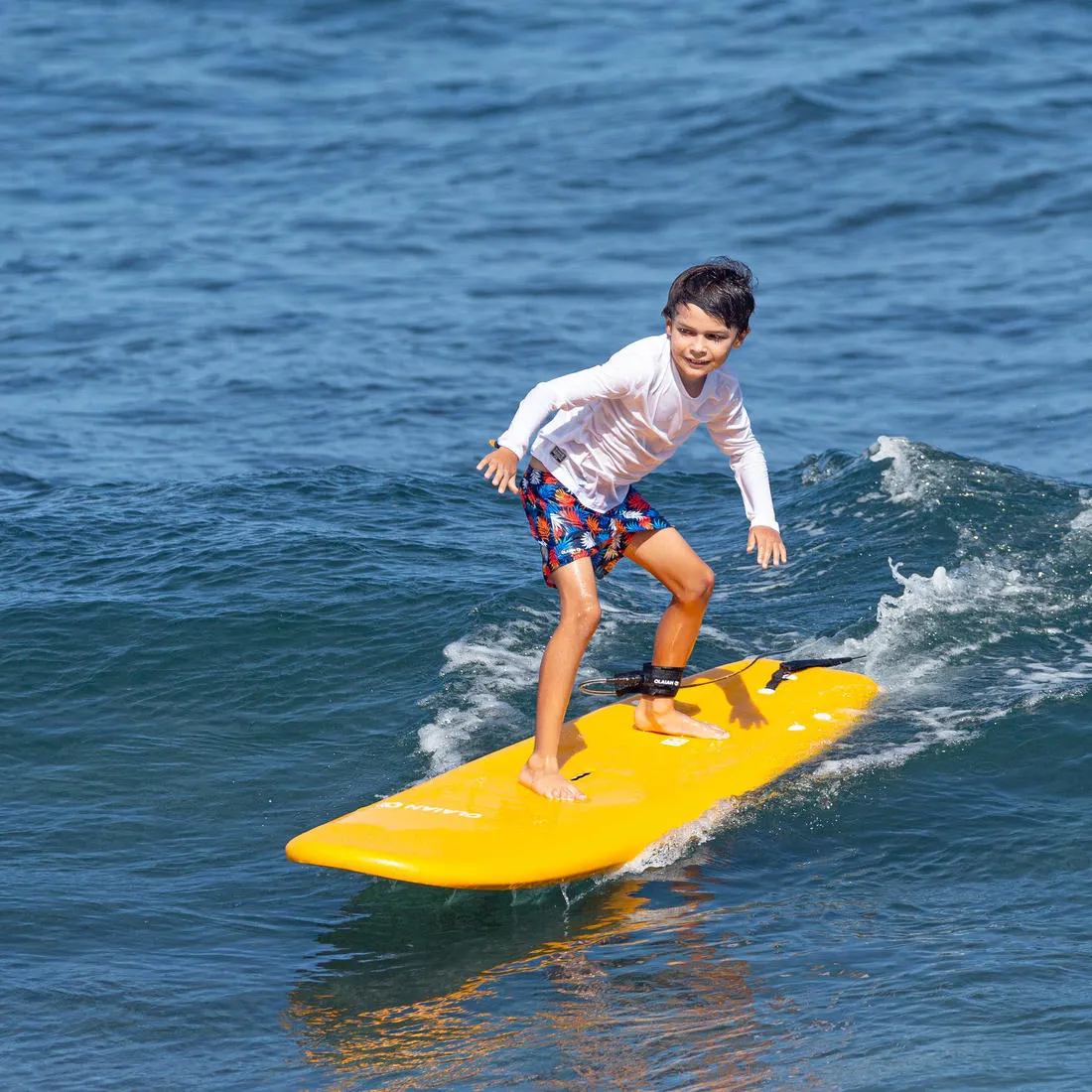 Kids' Long Sleeve UV Protection Surfing Water T-Shirt