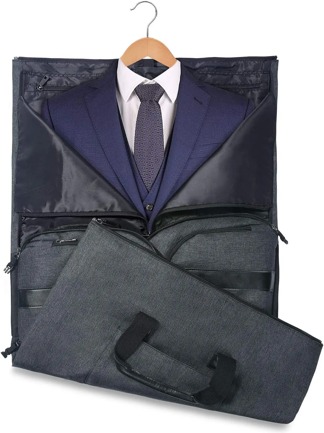 Large Carry-on Duffel Bag Travel Flight Bag with Shoe Pouch for Men Women