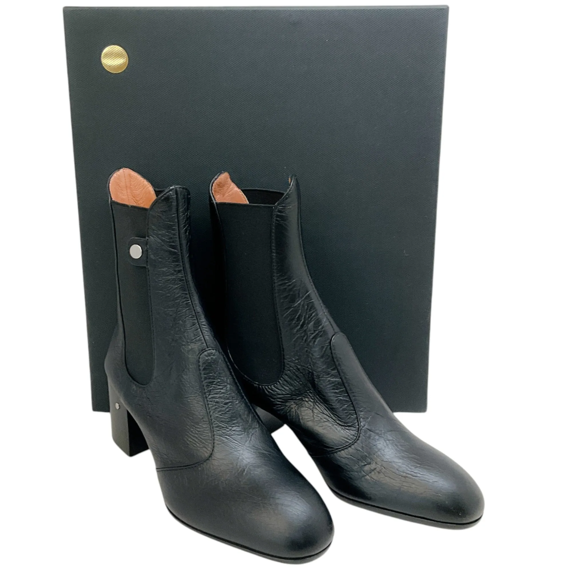 Laurence Dacade Black Leather Angie Ankle Boots